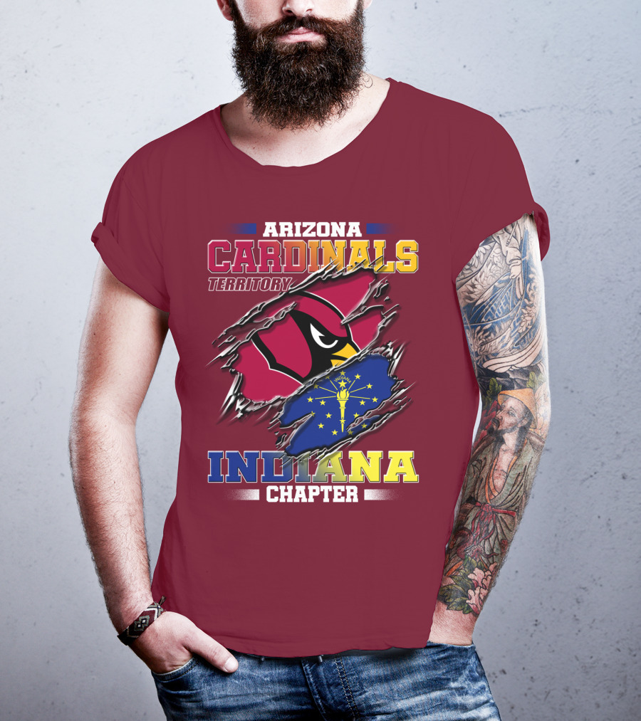 Arizona Cardinals Territory Indiana Chapter T-Shirt