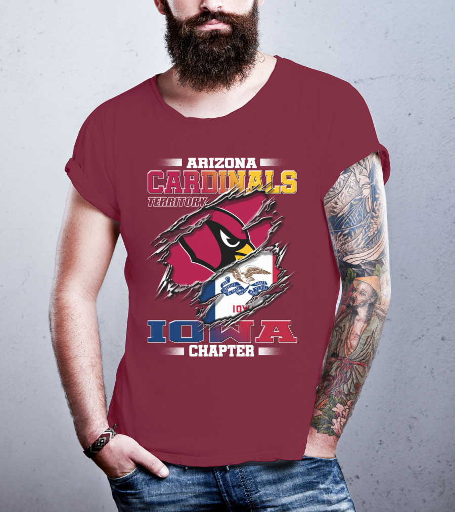 Arizona Cardinals Territory Iowa Chapter T-Shirt
