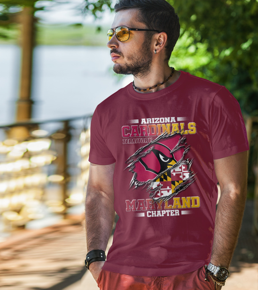 Arizona Cardinals Territory Maryland Chapter T-Shirt