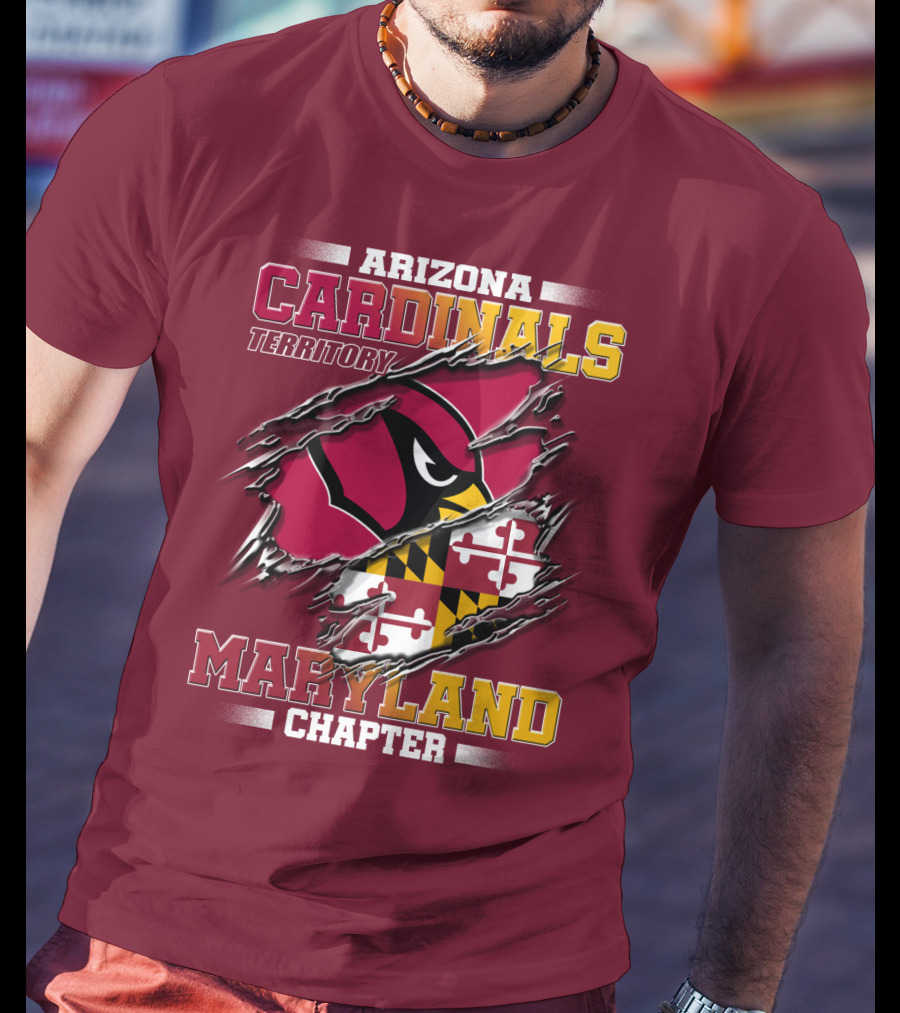 Arizona Cardinals Territory Maryland Chapter T-Shirt