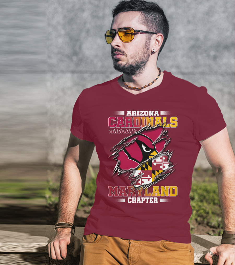 Arizona Cardinals Territory Maryland Chapter T-Shirt