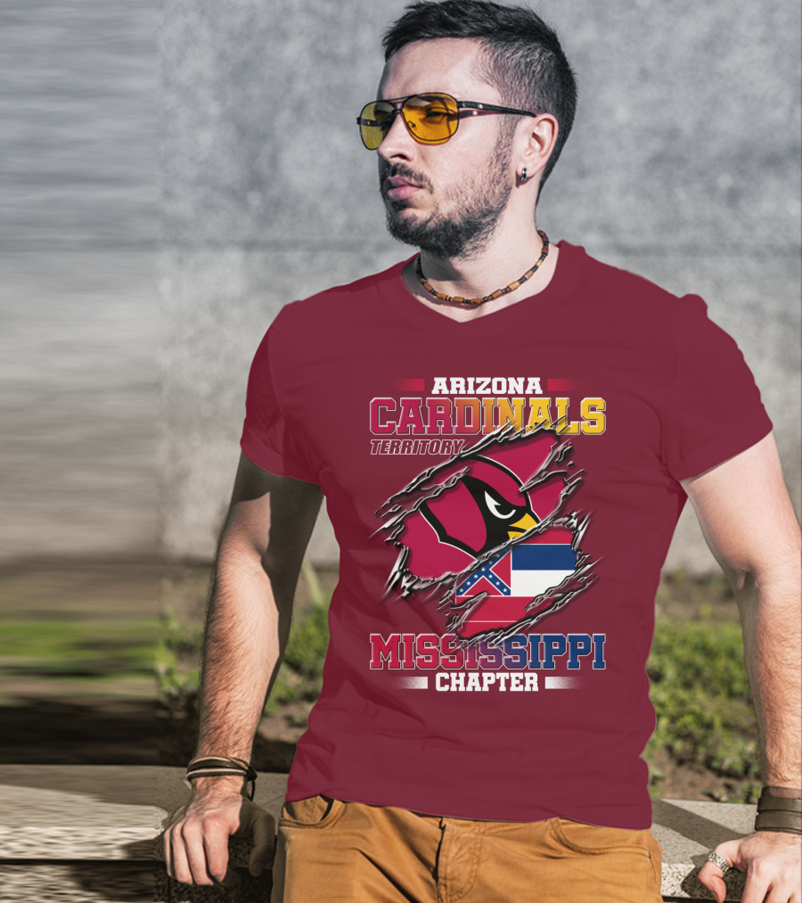 Arizona Cardinals Territory Mississippi Chapter T-Shirt