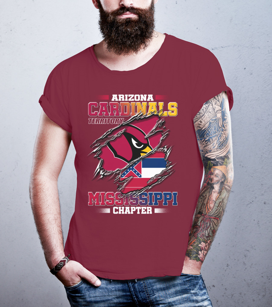 Arizona Cardinals Territory Mississippi Chapter T-Shirt