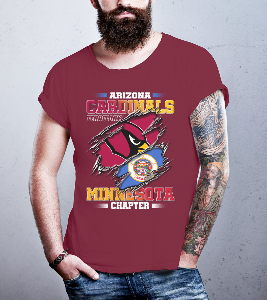 Arizona Cardinals Territory Minnesota Chapter T-Shirt