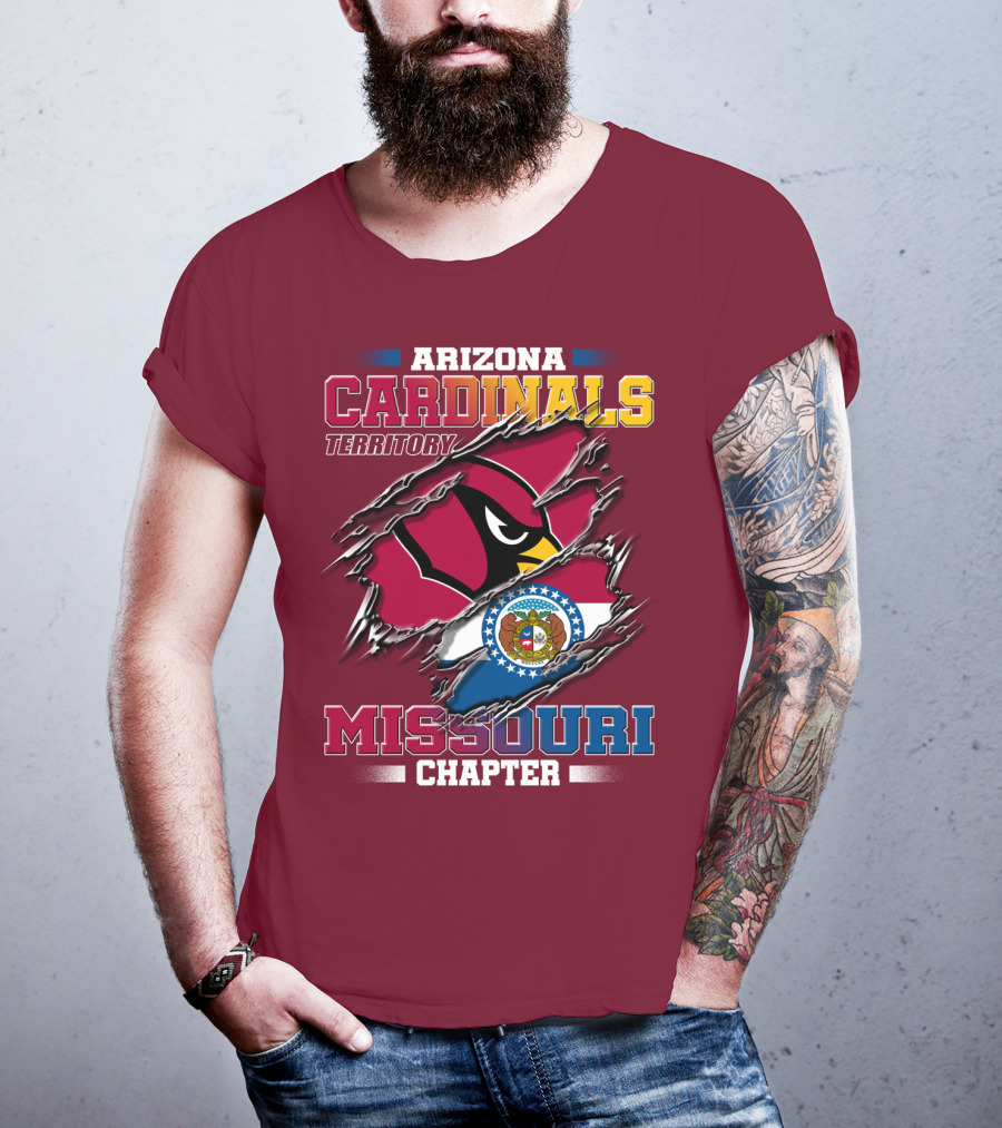 Arizona Cardinals Territory Missouri Chapter T-Shirt