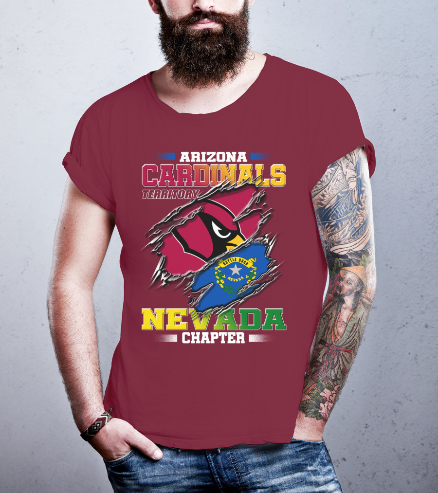 Arizona Cardinals Territory Nevada Chapter T-Shirt