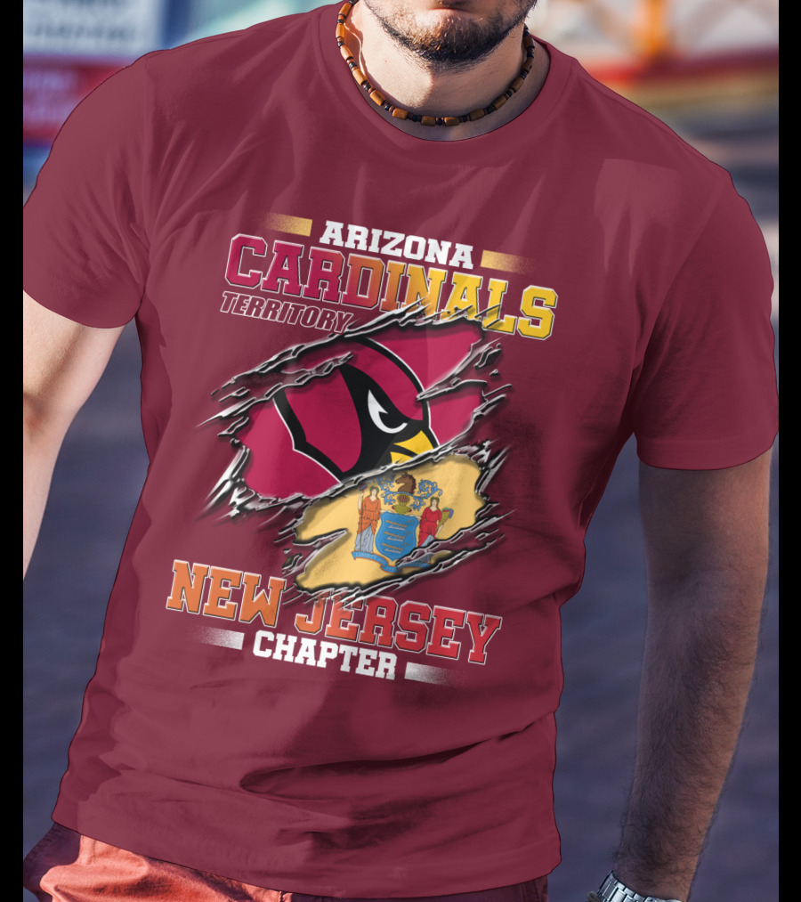 Arizona Cardinals Territory New Jersey Chapter T-Shirt