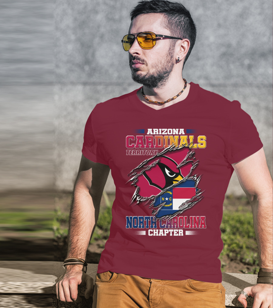 Arizona Cardinals Territory North Carolina Chapter T-Shirt