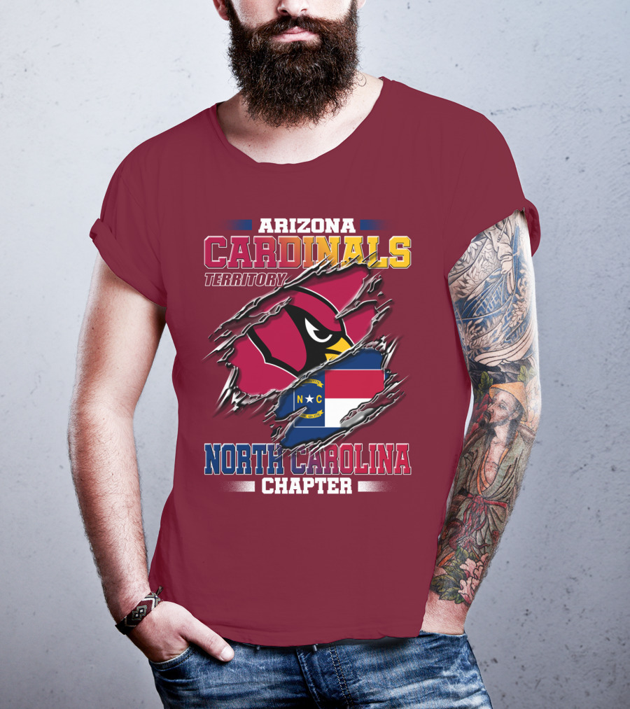 Arizona Cardinals Territory North Carolina Chapter T-Shirt