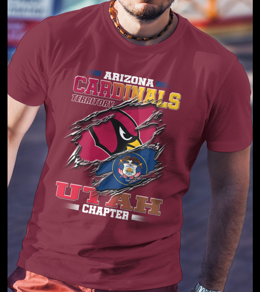 Arizona Cardinals Territory Utah Chapter T-Shirt