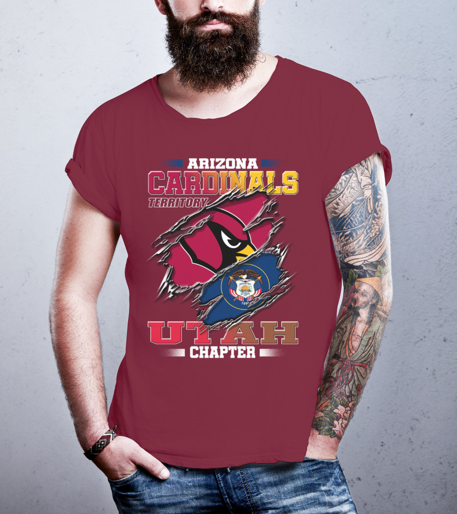 Arizona Cardinals Territory Utah Chapter T-Shirt