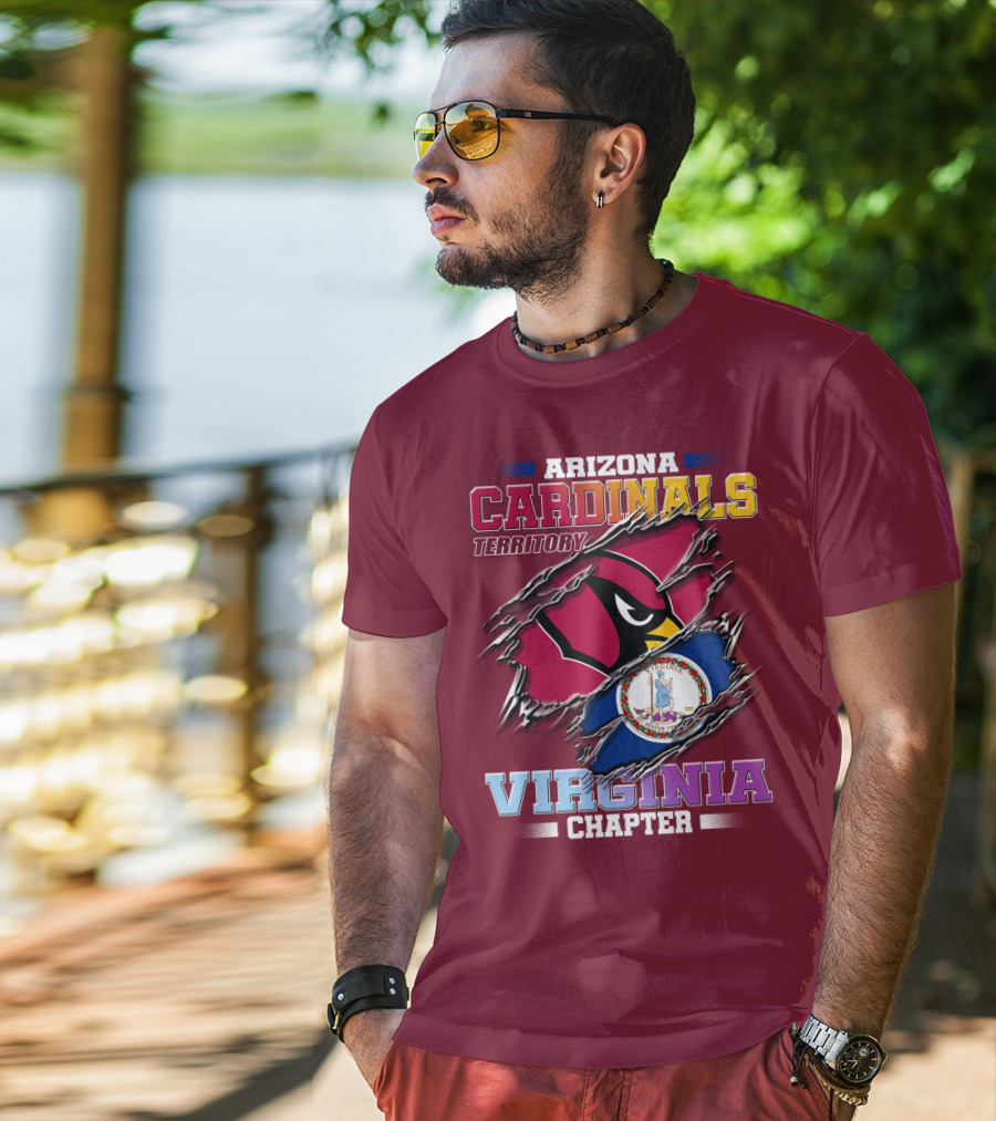 Arizona Cardinals Territory Virginia Chapter T-Shirt