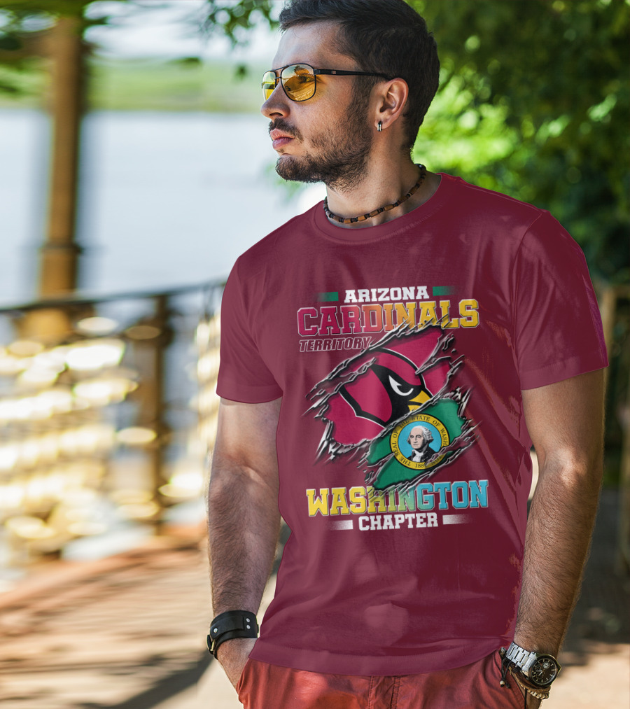 Arizona Cardinals Territory Washington Chapter T-Shirt