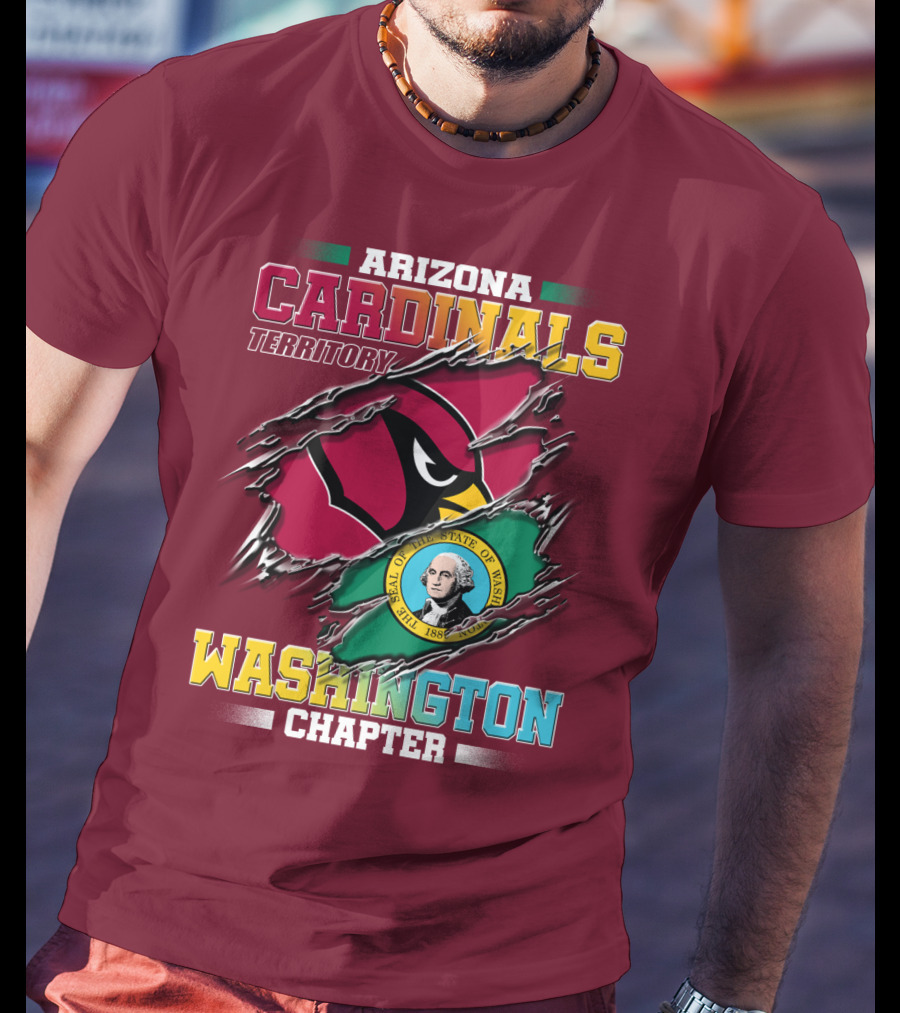 Arizona Cardinals Territory Washington Chapter T-Shirt