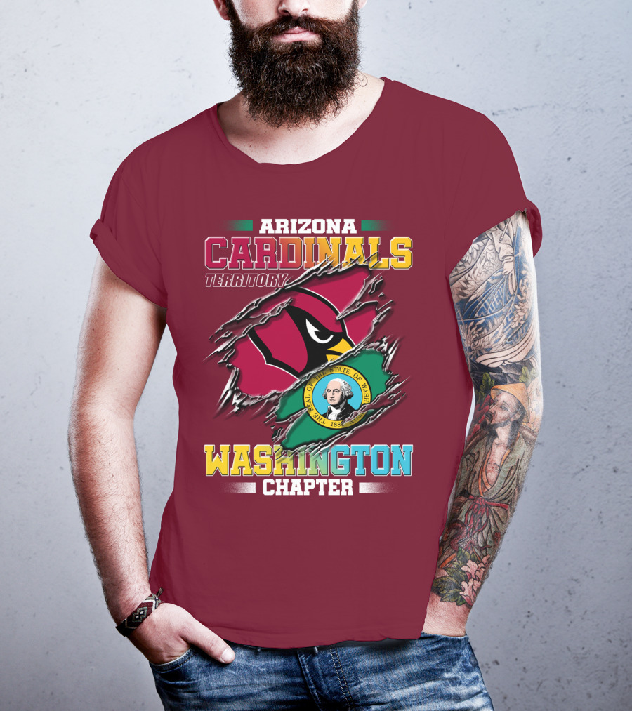 Arizona Cardinals Territory Washington Chapter T-Shirt