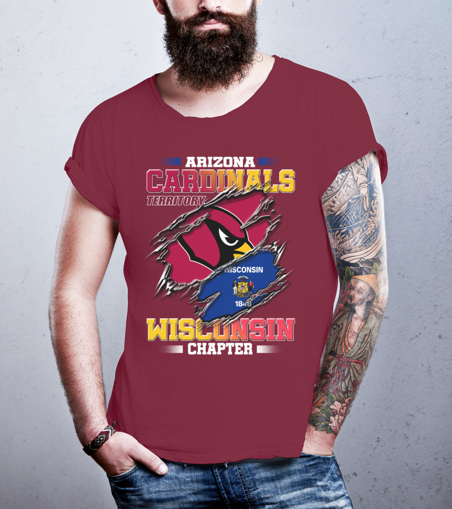 Arizona Cardinals Territory Wisconsin Chapter T-Shirt
