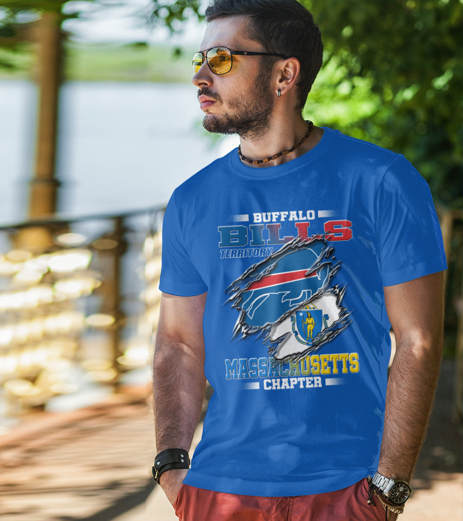 Buffalo Bills Territory Massachusetts Chapter T-Shirt