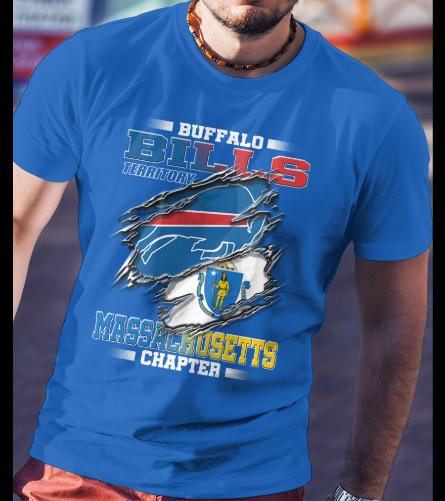 Buffalo Bills Territory Massachusetts Chapter T-Shirt