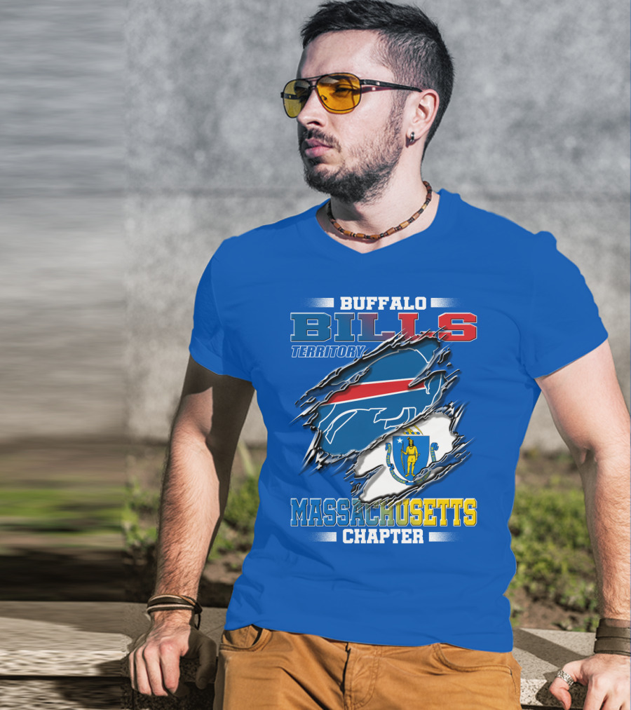 Buffalo Bills Territory Massachusetts Chapter T-Shirt
