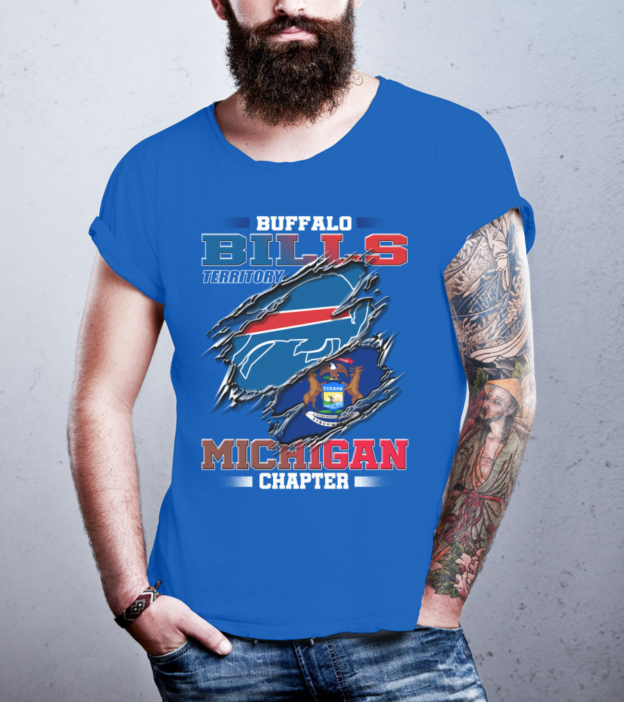 Buffalo Bills Territory Michigan Chapter T-Shirt