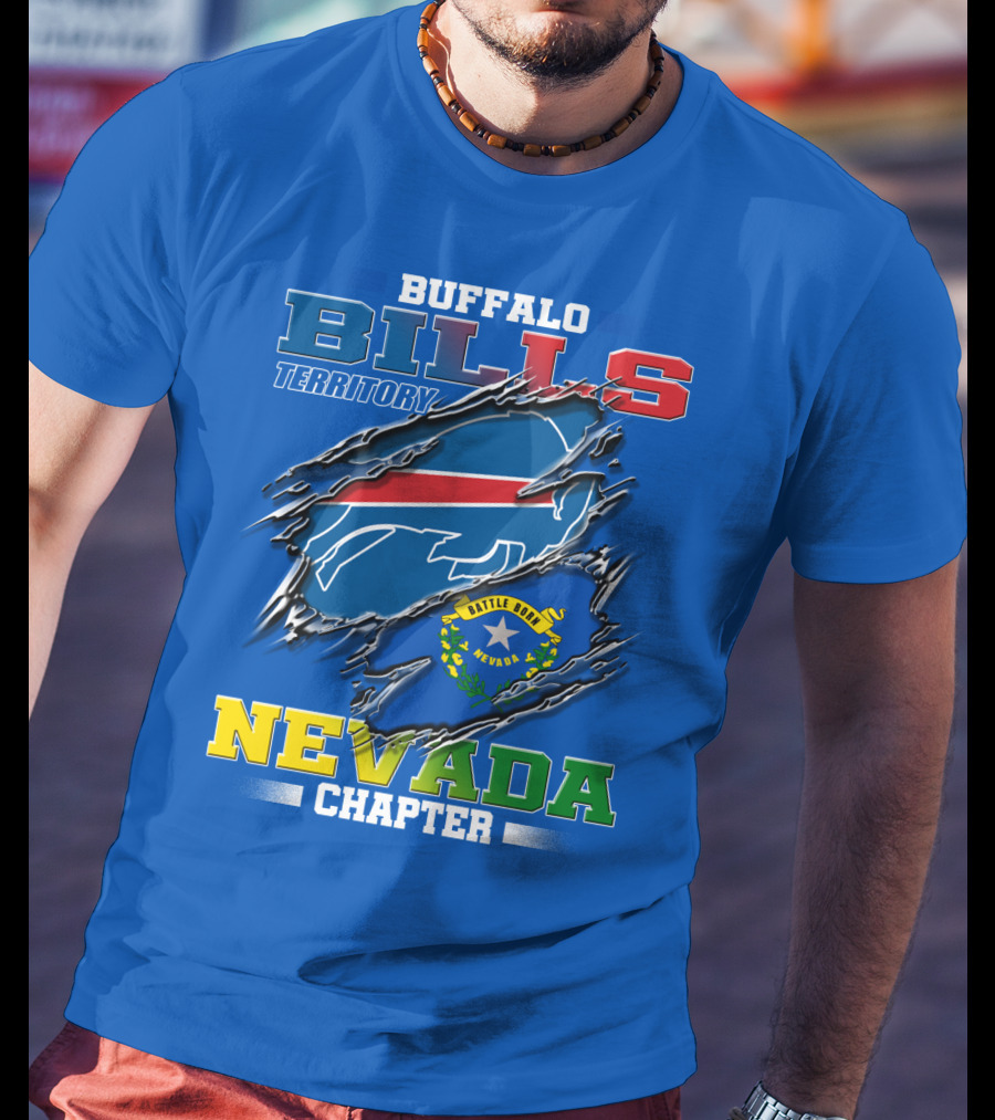 Buffalo Bills Territory Nevada Chapter Battle Born T-Shirt