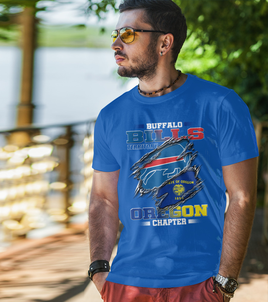 Buffalo Bills Territory Oregon Chapter State Of Oregon 1859 T-Shirt