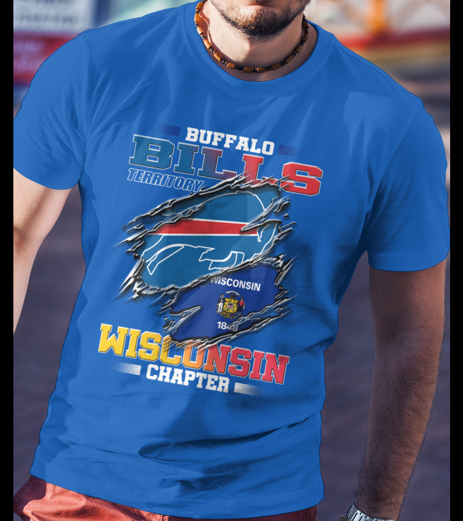 Buffalo Bills Territory Wisconsin Chapter 1848 T-Shirt