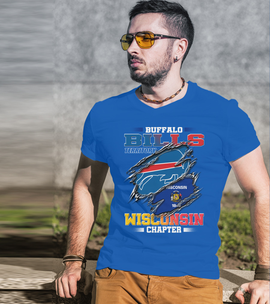 Buffalo Bills Territory Wisconsin Chapter 1848 T-Shirt