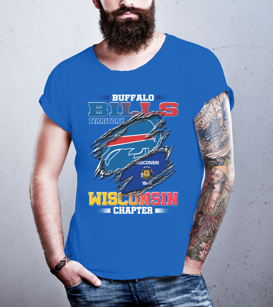 Buffalo Bills Territory Wisconsin Chapter 1848 T-Shirt
