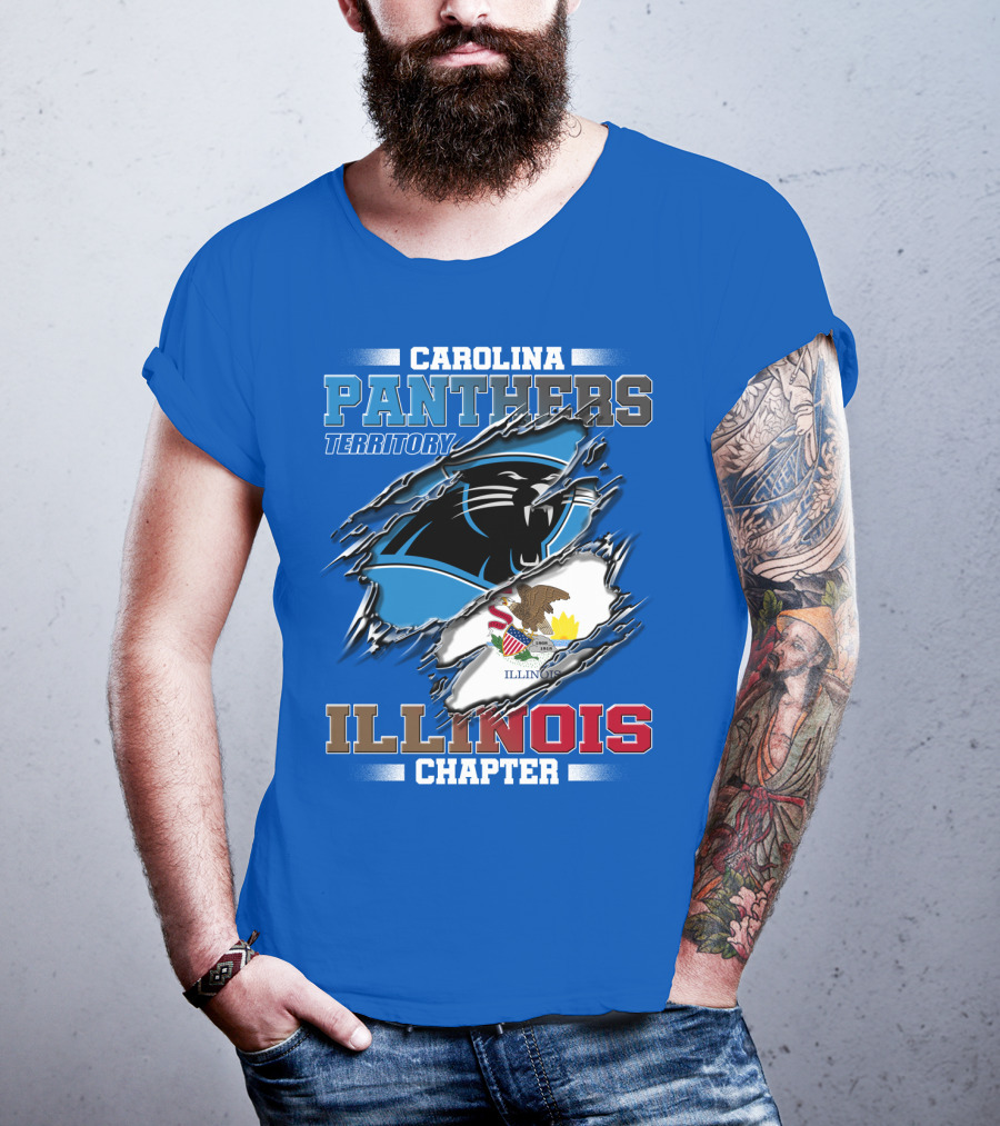 Carolina Panthers Territory Illinois Chapter T-Shirt