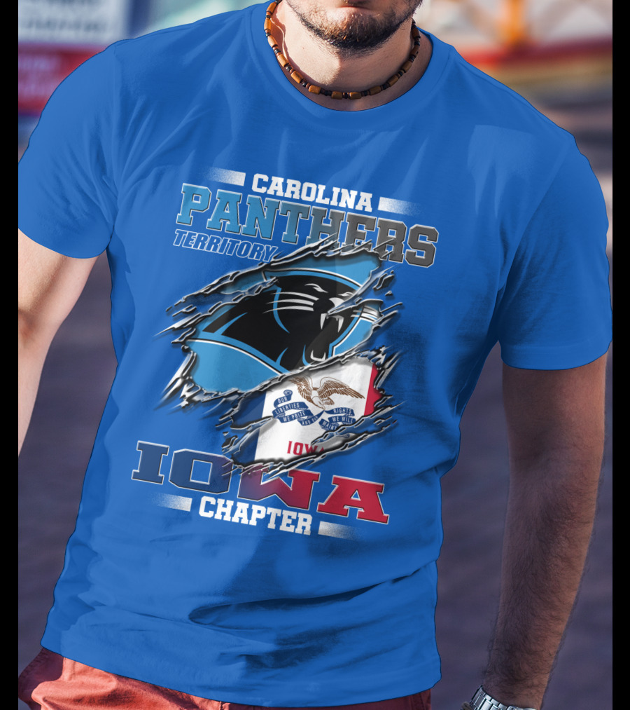 Carolina Panthers Territory Iowa Chapter T-Shirt