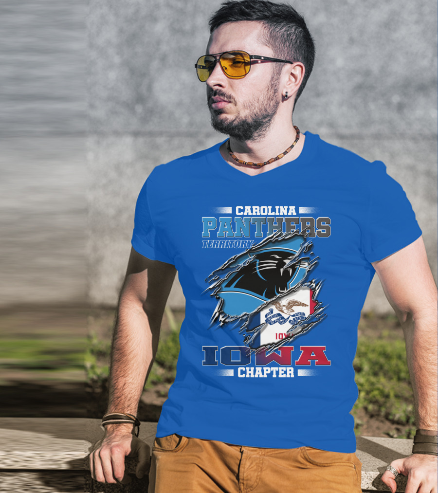 Carolina Panthers Territory Iowa Chapter T-Shirt