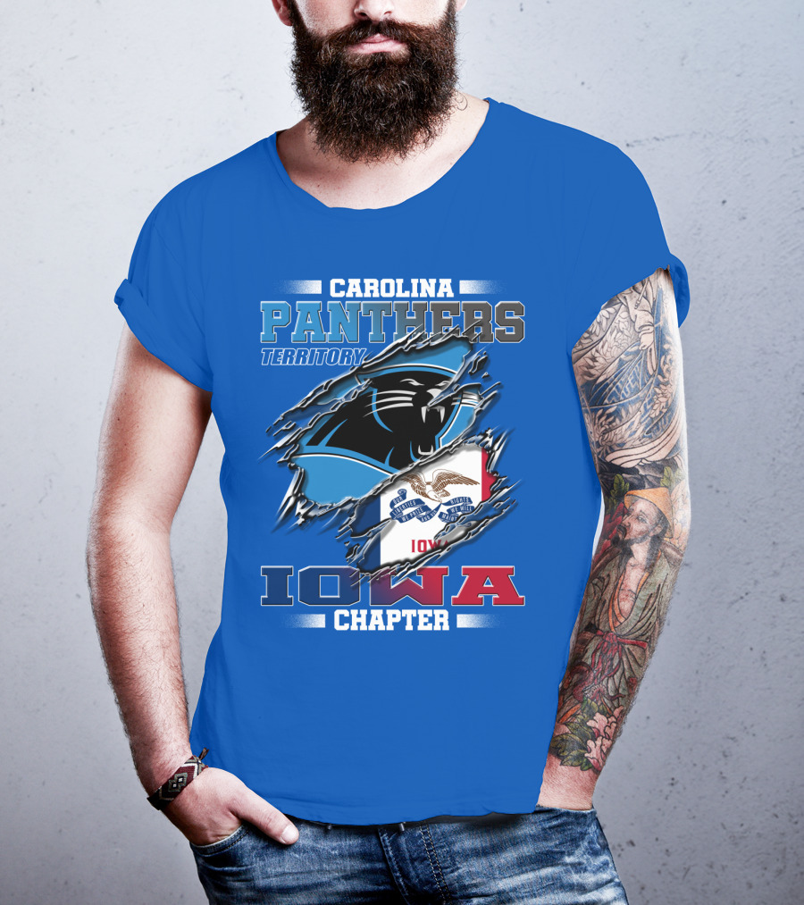 Carolina Panthers Territory Iowa Chapter T-Shirt