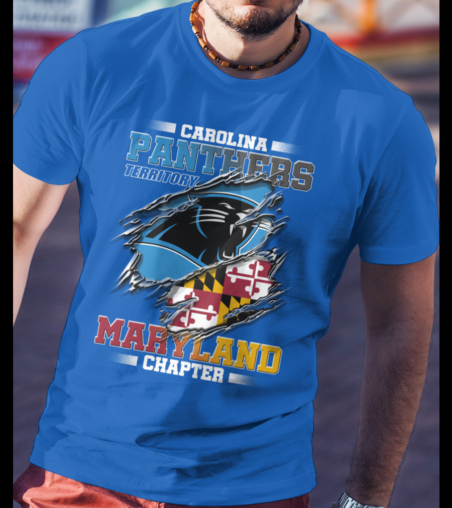 Carolina Panthers Territory Maryland Chapter T-Shirt