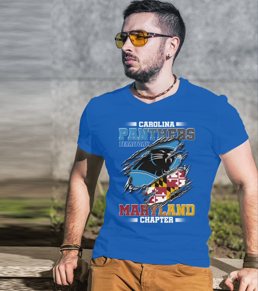 Carolina Panthers Territory Maryland Chapter T-Shirt