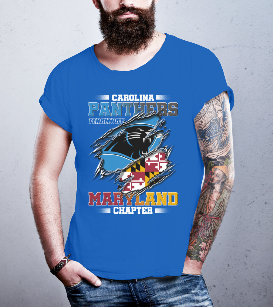 Carolina Panthers Territory Maryland Chapter T-Shirt