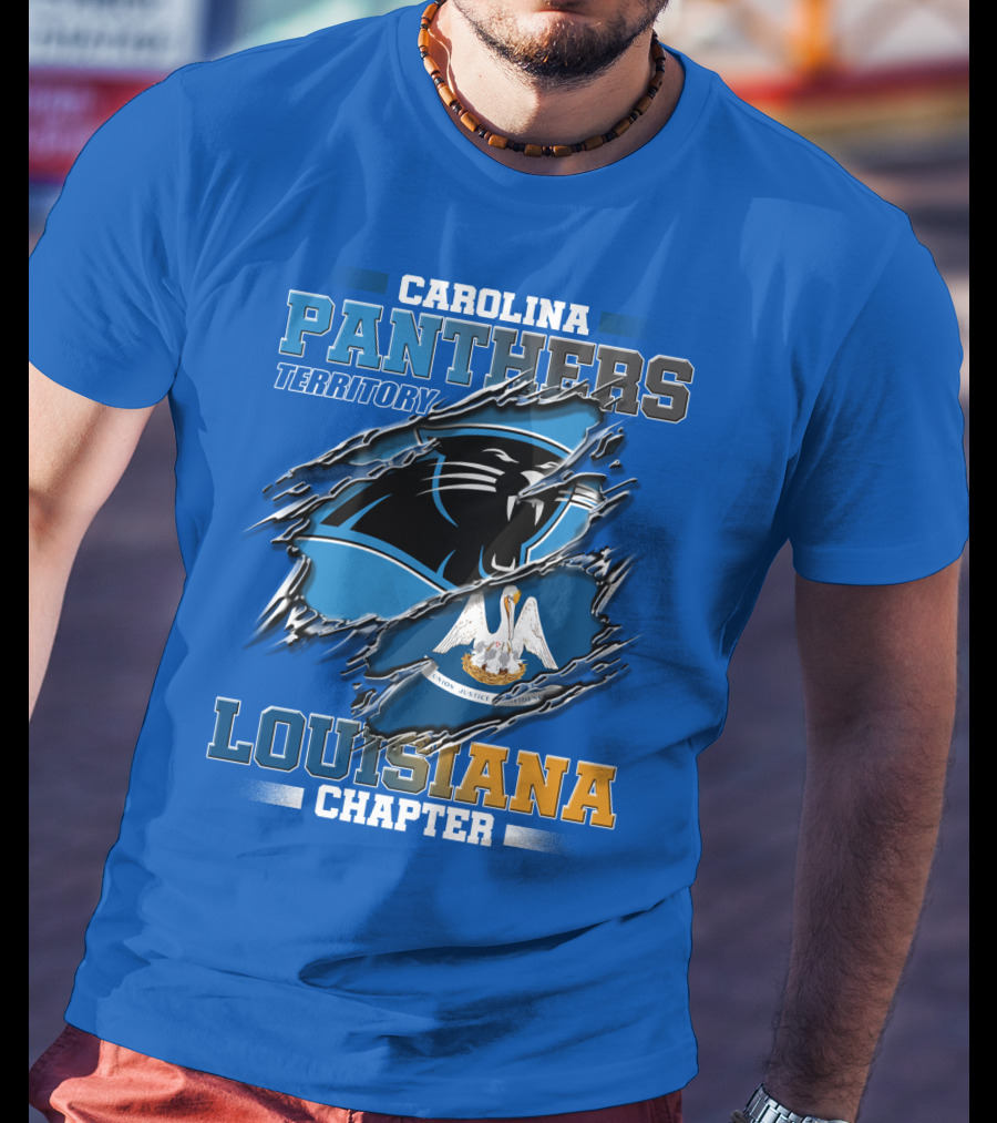 Carolina Panthers Territory Louisiana Chapter T-Shirt