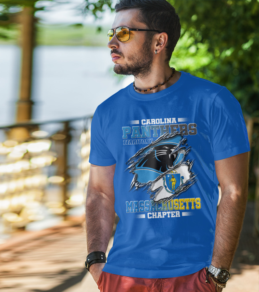 Carolina Panthers Territory Massachusetts Chapter T-Shirt