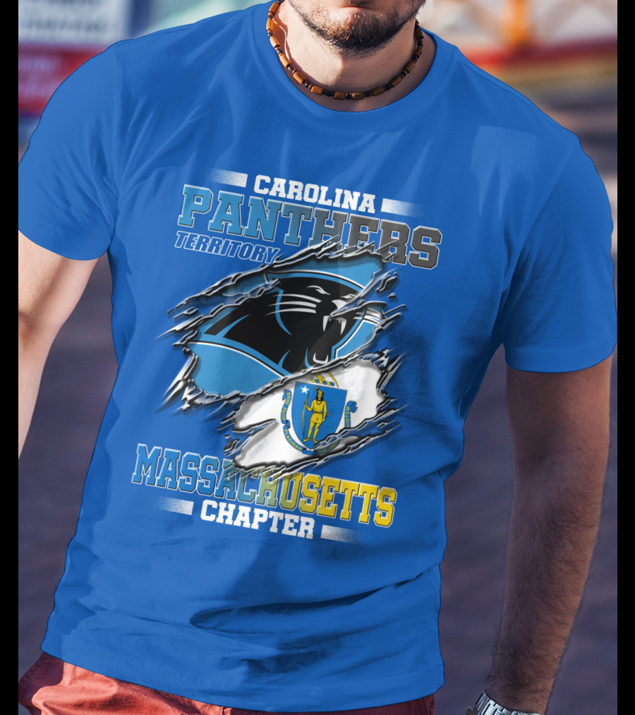 Carolina Panthers Territory Massachusetts Chapter T-Shirt