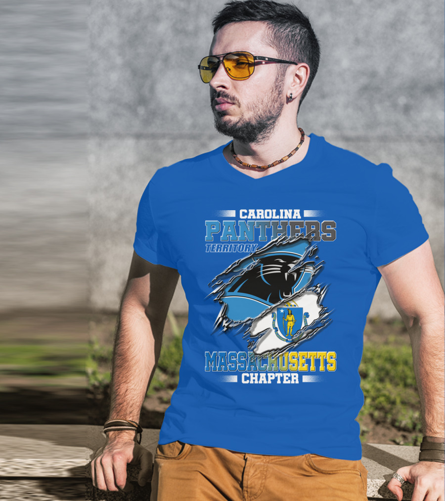 Carolina Panthers Territory Massachusetts Chapter T-Shirt