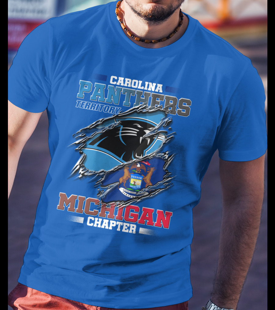 Carolina Panthers Territory Michigan Chapter T-Shirt