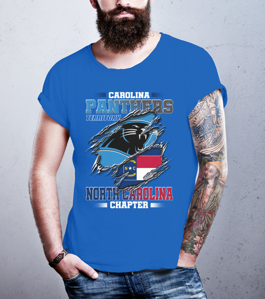 Carolina Panthers Territory North Carolina Chapter T-Shirt