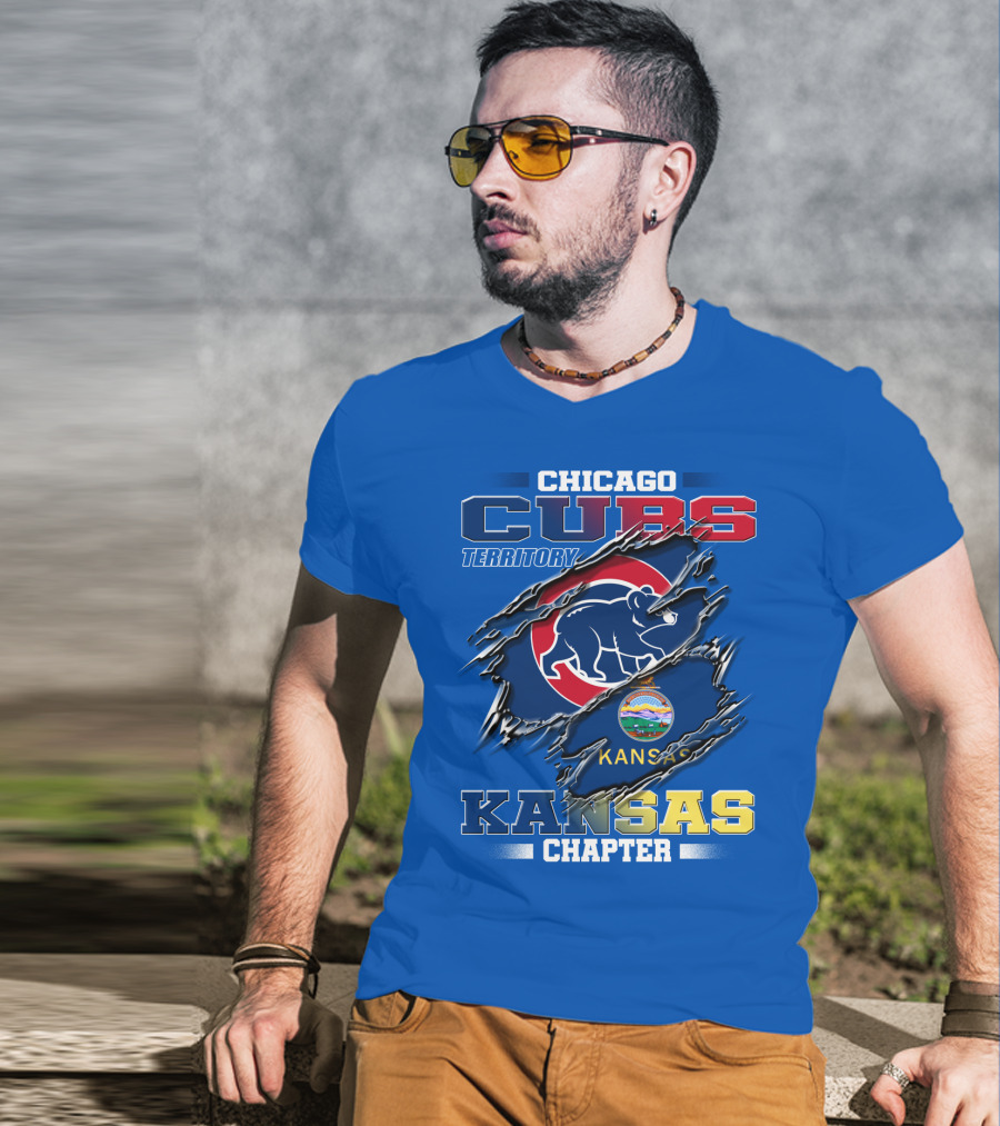 Chicago Cubs Territory Kansas Chapter T-Shirt