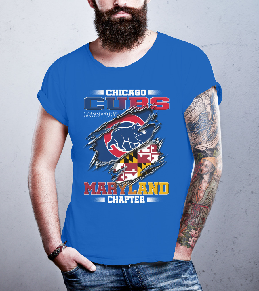 Chicago Cubs Territory Maryland Chapter T-Shirt