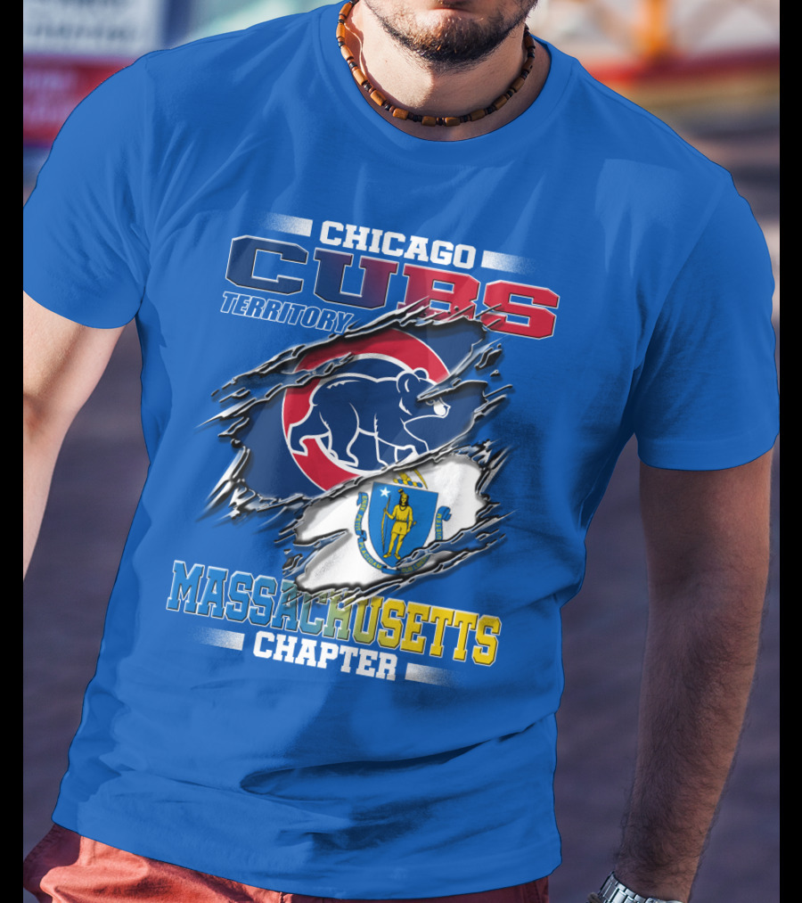 Chicago Cubs Territory Massachusetts Chapter T-Shirt