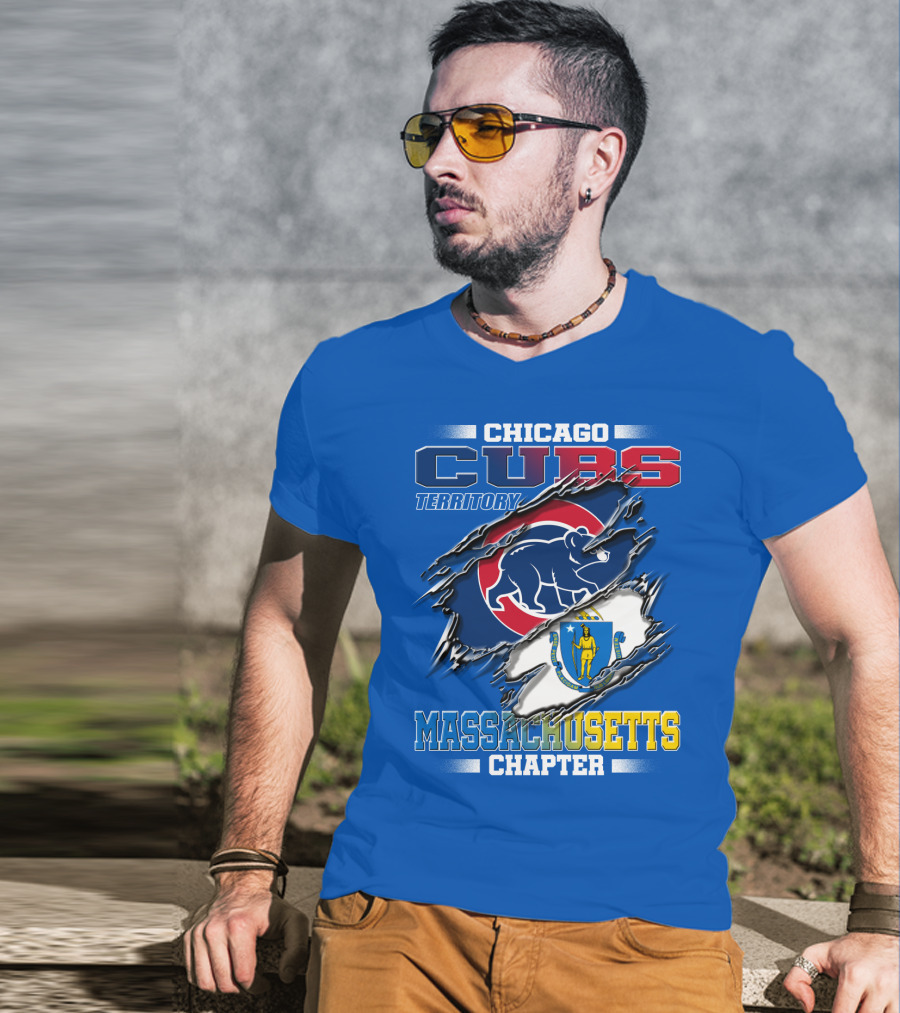 Chicago Cubs Territory Massachusetts Chapter T-Shirt