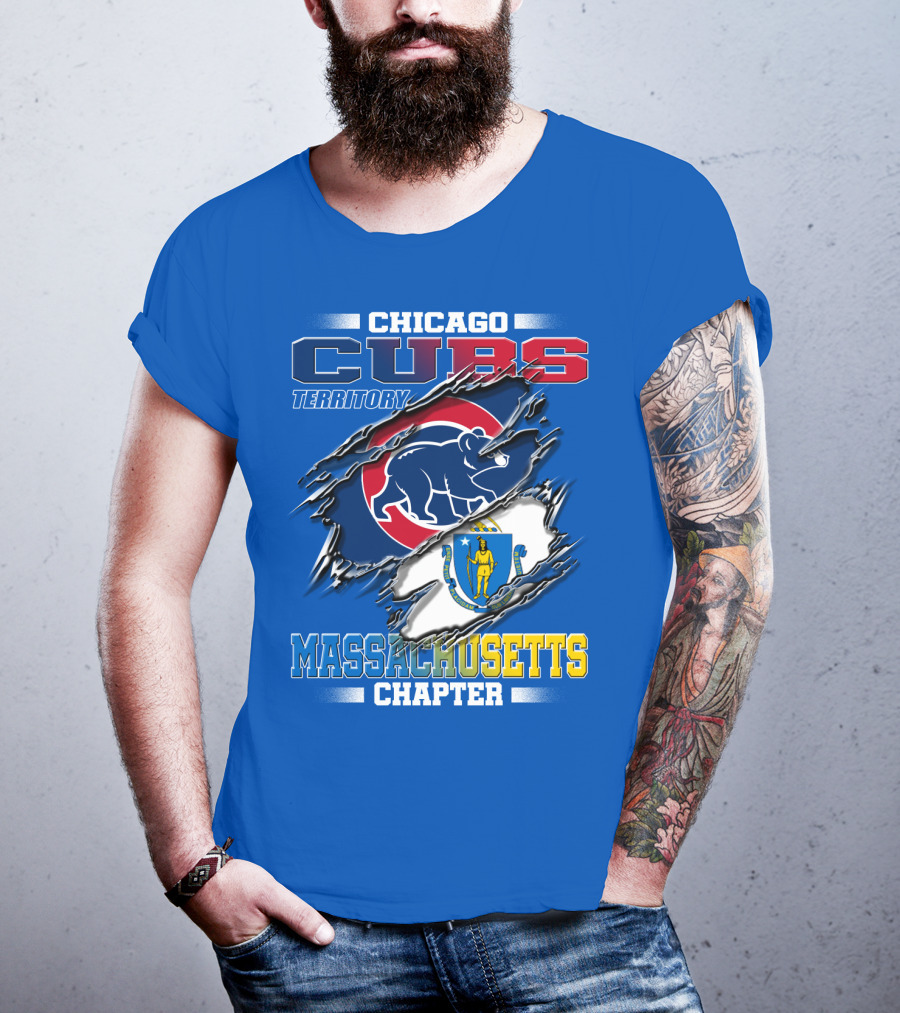 Chicago Cubs Territory Massachusetts Chapter T-Shirt