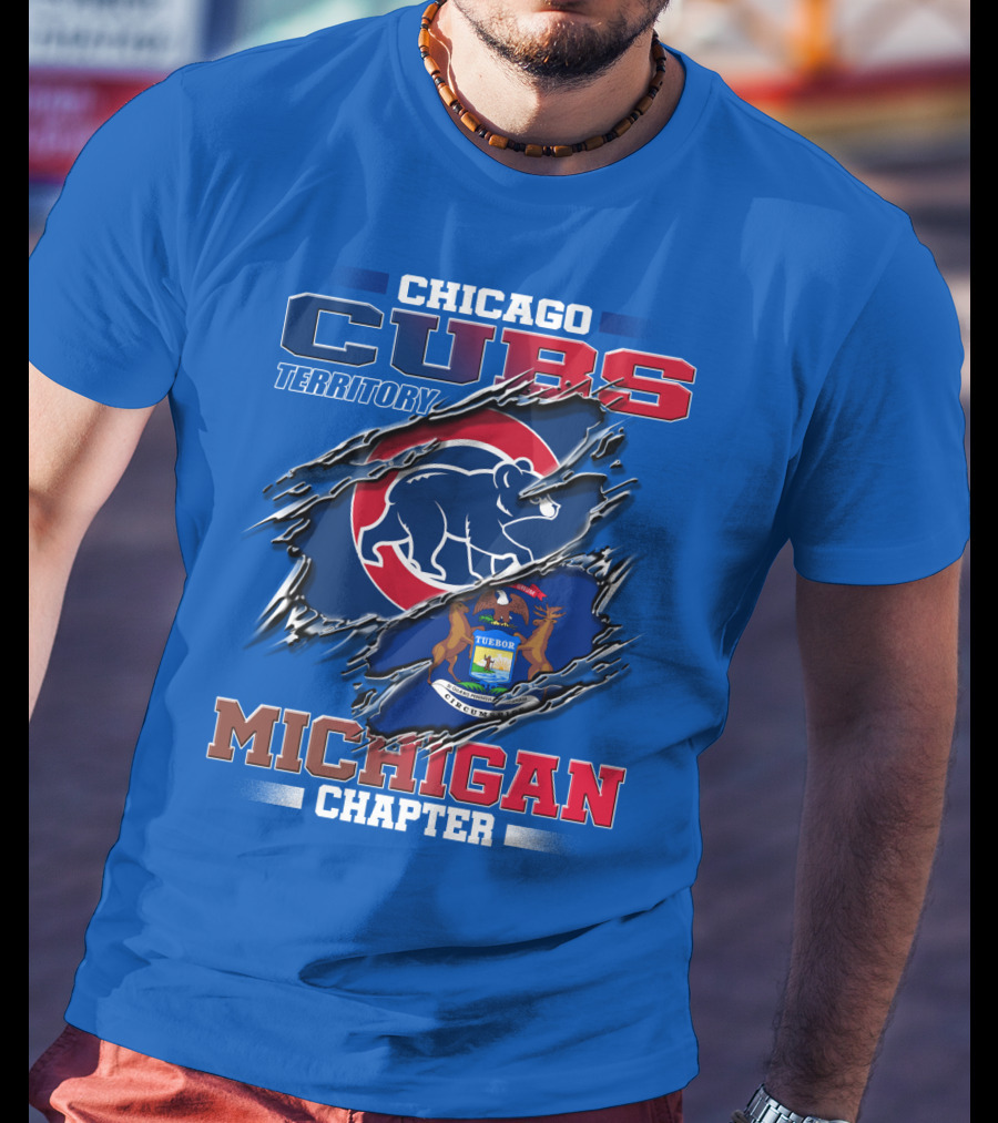 Chicago Cubs Territory Michigan Chapter T-Shirt
