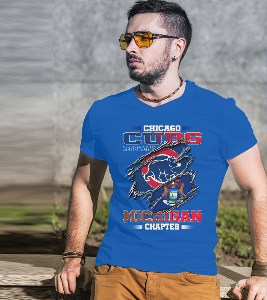 Chicago Cubs Territory Michigan Chapter T-Shirt