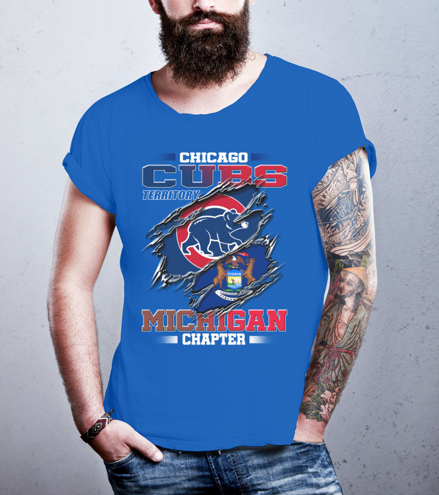 Chicago Cubs Territory Michigan Chapter T-Shirt